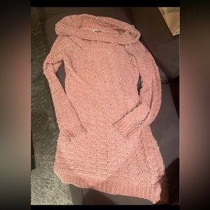 Pink sweater dress from fashionova